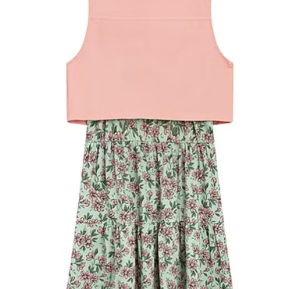 Knit Works Big Girls Sleeveless 2-pc. Dress Set Size X-Small NEW - Picture 5 of 6